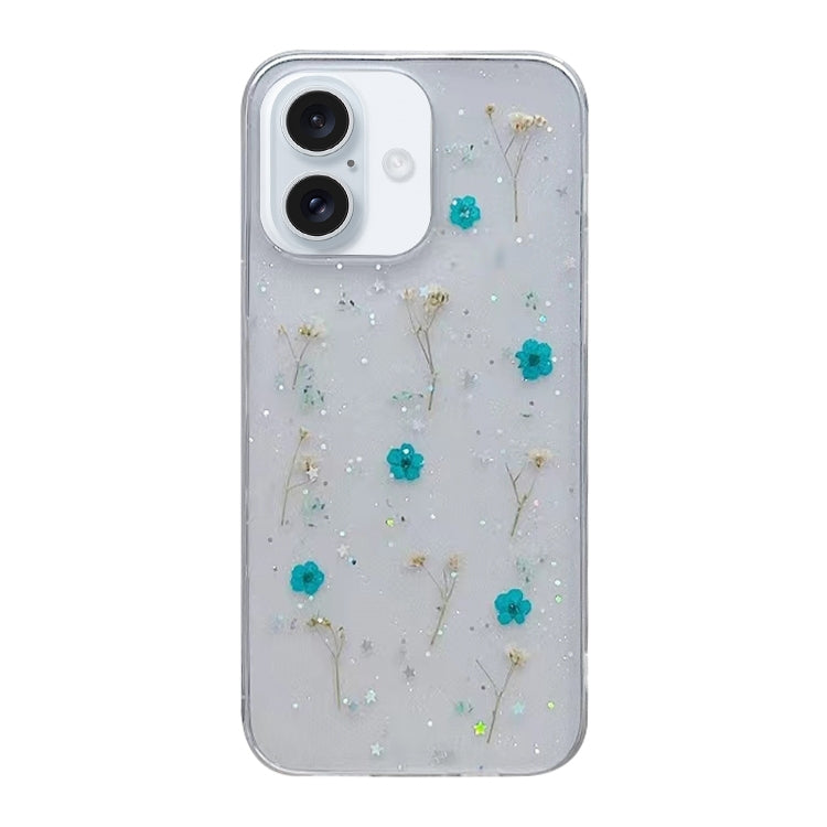 Gypsophila Flowers Pattern TPU Protective Phone Case, For iPhone 17e / 16e, For iPhone 16 Pro Max, For iPhone 16 Pro, For iPhone 16 Plus, For iPhone 16, For iPhone 15 Pro Max