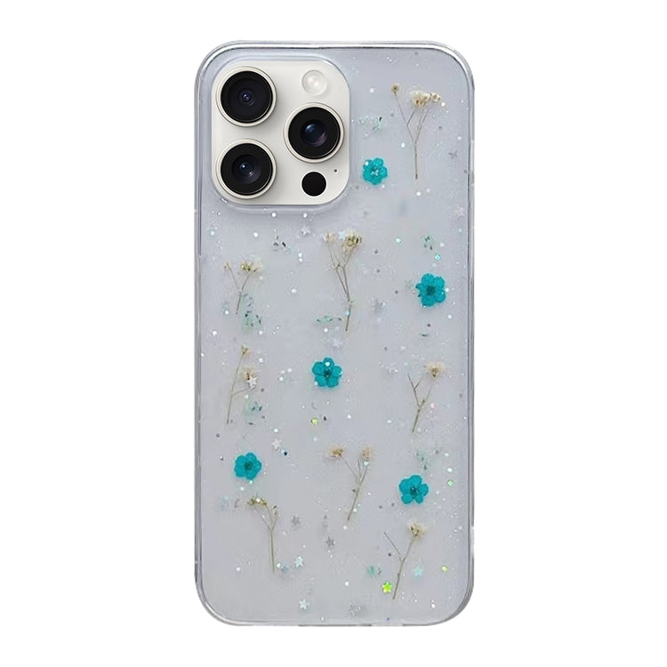 Gypsophila Flowers Pattern TPU Protective Phone Case, For iPhone 17e / 16e, For iPhone 16 Pro Max, For iPhone 16 Pro, For iPhone 16 Plus, For iPhone 16, For iPhone 15 Pro Max