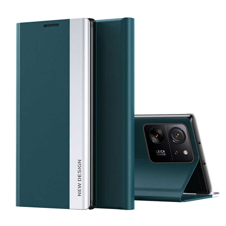 Side Electroplated Adsorption Leather Phone Case, For Xiaomi Redmi 13C, For Xiaomi Redmi Note 13 Pro+, For Xiaomi 13T Pro