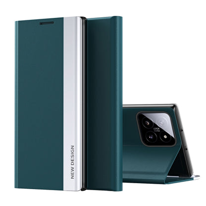 Side Electroplated Adsorption Leather Phone Case, For Xiaomi Redmi Note 13 Pro 4G, For Xiaomi 14 Pro, For Xiaomi 14