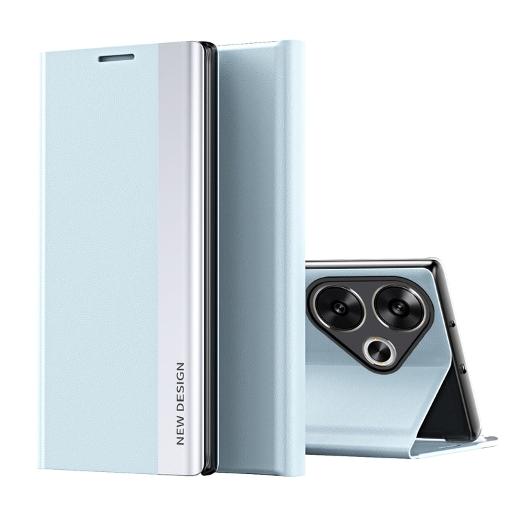 Side Electroplated Adsorption Leather Phone Case, For Xiaomi Redmi 14C, For Xiaomi Poco F6, For Xiaomi Poco F6 Pro