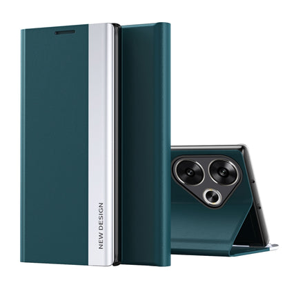 Side Electroplated Adsorption Leather Phone Case, For Xiaomi Redmi 14C, For Xiaomi Poco F6, For Xiaomi Poco F6 Pro
