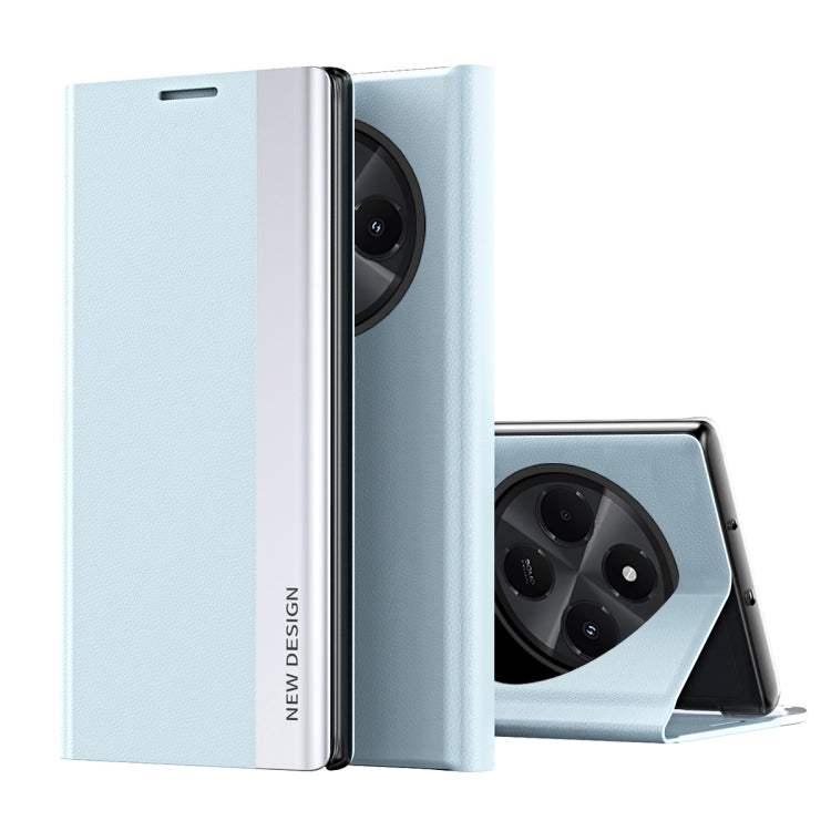 Side Electroplated Adsorption Leather Phone Case, For Xiaomi Redmi 14C, For Xiaomi Poco F6, For Xiaomi Poco F6 Pro