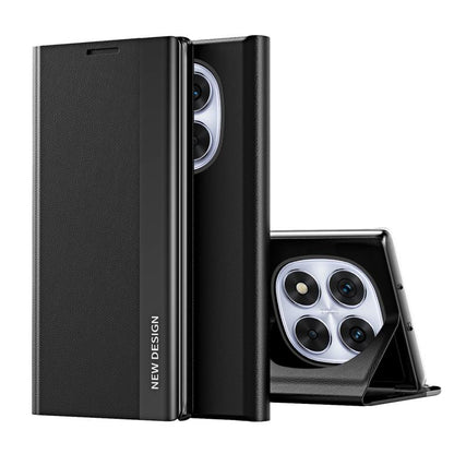 Side Electroplated Adsorption Leather Phone Case