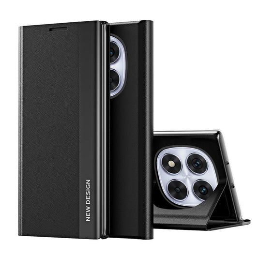 Side Electroplated Adsorption Leather Phone Case, For Xiaomi Redmi Note 14 Pro 5G, For Xiaomi 14T Pro, For Xiaomi 14T