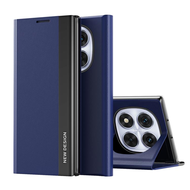 Side Electroplated Adsorption Leather Phone Case, For Xiaomi Redmi Note 14 Pro 5G, For Xiaomi 14T Pro, For Xiaomi 14T