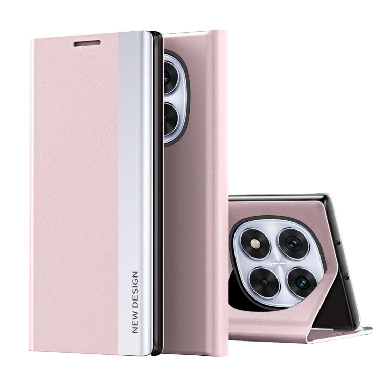 Side Electroplated Adsorption Leather Phone Case