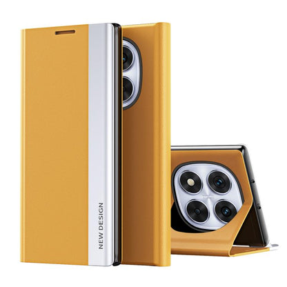 Side Electroplated Adsorption Leather Phone Case