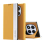 Side Electroplated Adsorption Leather Phone Case, For Xiaomi Redmi Note 14 Pro 5G, For Xiaomi 14T Pro, For Xiaomi 14T