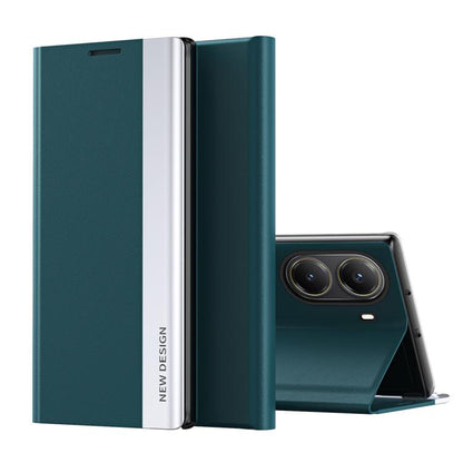 Side Electroplated Adsorption Leather Phone Case, For Xiaomi 15T Pro, For Xiaomi 15T, For Xiaomi Poco X7 Pro