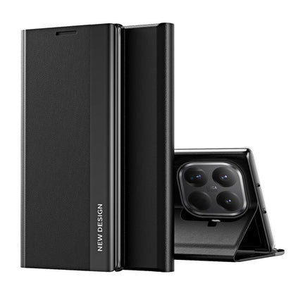 Side Electroplated Adsorption Leather Phone Case, For Xiaomi 15T Pro, For Xiaomi 15T, For Xiaomi Poco X7 Pro