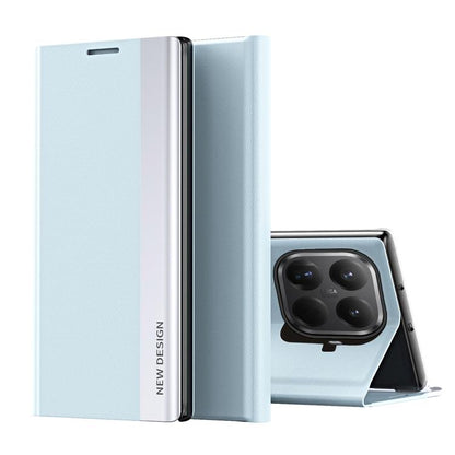 Side Electroplated Adsorption Leather Phone Case, For Xiaomi 15T Pro, For Xiaomi 15T, For Xiaomi Poco X7 Pro