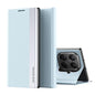 Side Electroplated Adsorption Leather Phone Case, For Xiaomi 15T Pro, For Xiaomi 15T, For Xiaomi Poco X7 Pro