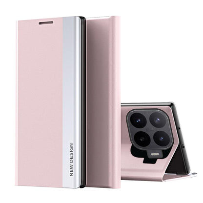 Side Electroplated Adsorption Leather Phone Case, For Xiaomi 17T Pro 5G, For Xiaomi 17T 5G, For Redmi Note 15 Pro 5G Global 163.6mm