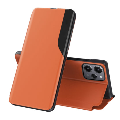 Attraction Flip Holder Leather Phone Case, For Xiaomi Redmi Note 12 4G