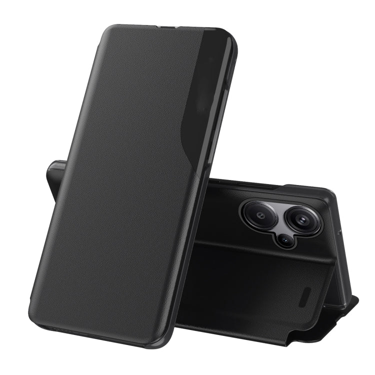 Attraction Flip Holder Leather Phone Case, For Xiaomi Redmi 14C, For Xiaomi Poco F6, For Xiaomi Poco F6 Pro, For Xiaomi Redmi Note 13 Pro 4G
