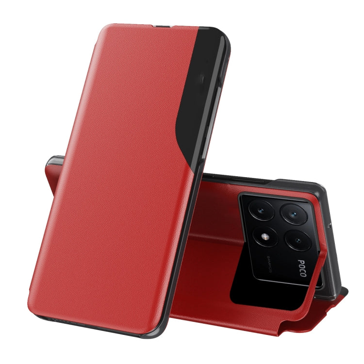 Attraction Flip Holder Leather Phone Case, For Xiaomi Redmi 14C, For Xiaomi Poco F6, For Xiaomi Poco F6 Pro, For Xiaomi Redmi Note 13 Pro 4G