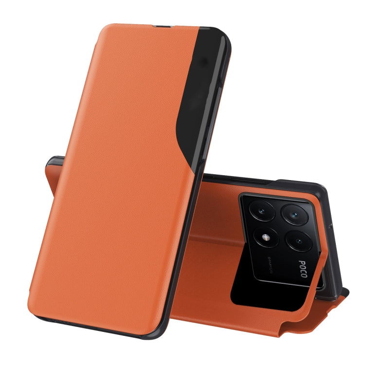 Attraction Flip Holder Leather Phone Case, For Xiaomi Redmi 14C, For Xiaomi Poco F6, For Xiaomi Poco F6 Pro, For Xiaomi Redmi Note 13 Pro 4G