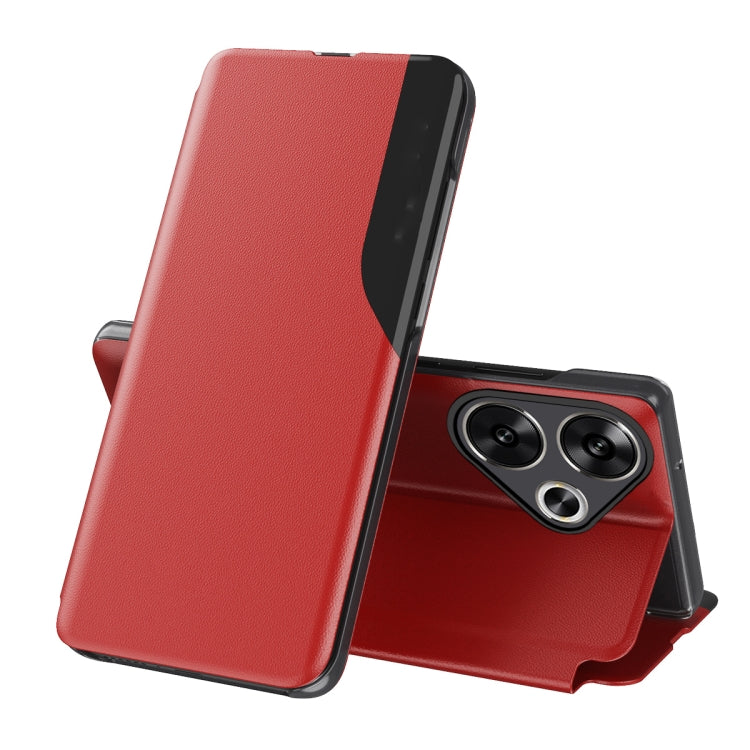 Attraction Flip Holder Leather Phone Case, For Xiaomi Redmi 14C, For Xiaomi Poco F6, For Xiaomi Poco F6 Pro, For Xiaomi Redmi Note 13 Pro 4G
