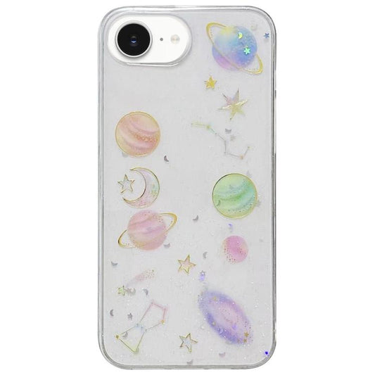 Cosmic Star Glitter Epoxy TPU Phone Case, For iPhone 17e / 16e, For iPhone 16 Pro Max, For iPhone 16 Pro, For iPhone 16 Plus, For iPhone 16, For iPhone 15 Pro Max, For iPhone 15 Pro, For iPhone 15 Plus, For iPhone 15