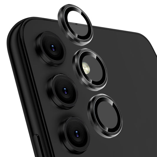 NORTHJO Camera Lens Protector Tempered Glass CD Vein Metal Ring Film, For Samsung Galaxy A24, For Samsung Galaxy A54 5G, For Samsung Galaxy S23 Ultra 5G, For Samsung Galaxy A14 / A34, For Samsung Galaxy S23 / S23+ 5G