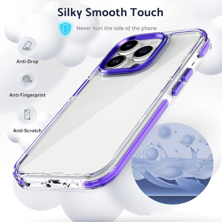 Two-color TPU Transparent PC Shockproof Phone Case