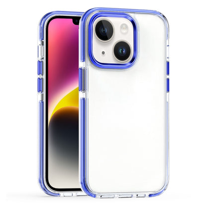 Two-color TPU Transparent PC Shockproof Phone Case, For iPhone 15 Pro Max, For iPhone 15 Pro, For iPhone 15 Plus, For  iPhone 15