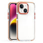 Two-color TPU Transparent PC Shockproof Phone Case, For iPhone 15 Pro Max, For iPhone 15 Pro, For iPhone 15 Plus, For  iPhone 15