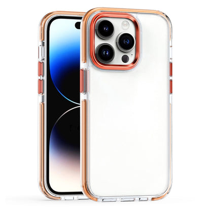 Two-color TPU Transparent PC Shockproof Phone Case