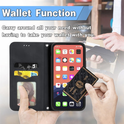 Retro Skin Feel Magnetic Flip Leather Phone Case