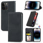 Retro Skin Feel Magnetic Leather Phone Case, For iPhone 16, For iPhone 15 Pro Max, For iPhone 15 Pro, For  iPhone 15 Plus