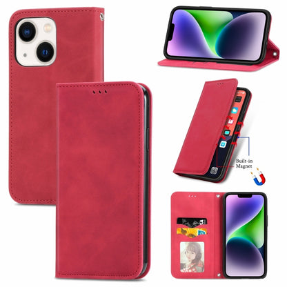 Retro Skin Feel Magnetic Leather Phone Case, For iPhone 16, For iPhone 15 Pro Max, For iPhone 15 Pro, For  iPhone 15 Plus