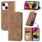 Retro Skin Feel Magnetic Flip Leather Phone Case