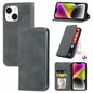 Retro Skin Feel Magnetic Flip Leather Phone Case
