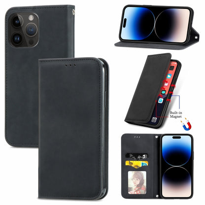 Retro Skin Feel Magnetic Flip Leather Phone Case