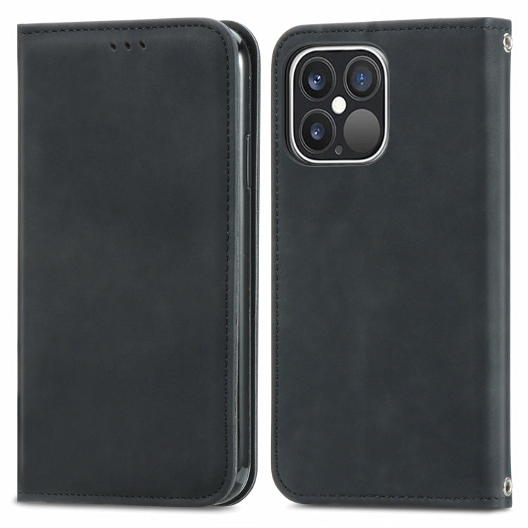 Retro Skin Feel Magnetic Flip Leather Phone Case