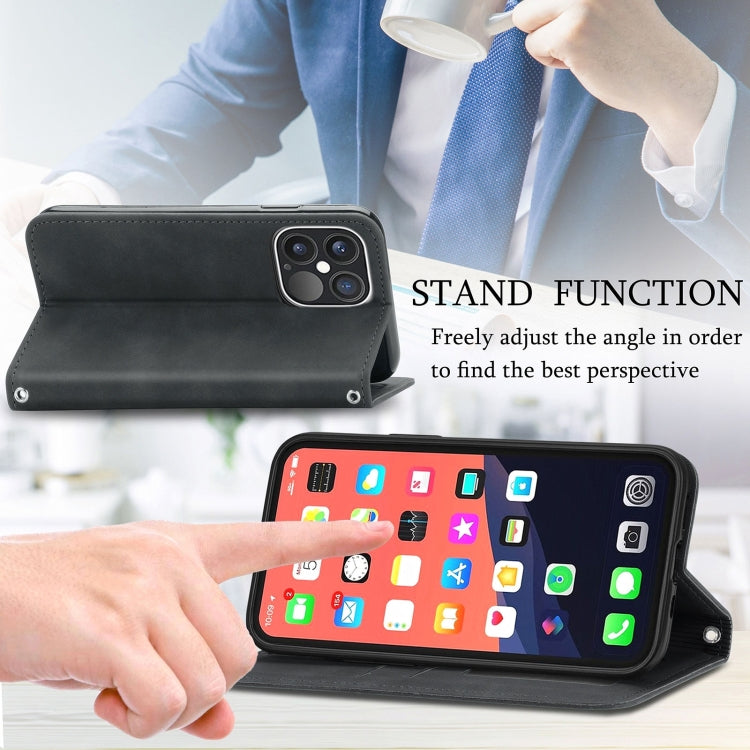Retro Skin Feel Magnetic Flip Leather Phone Case
