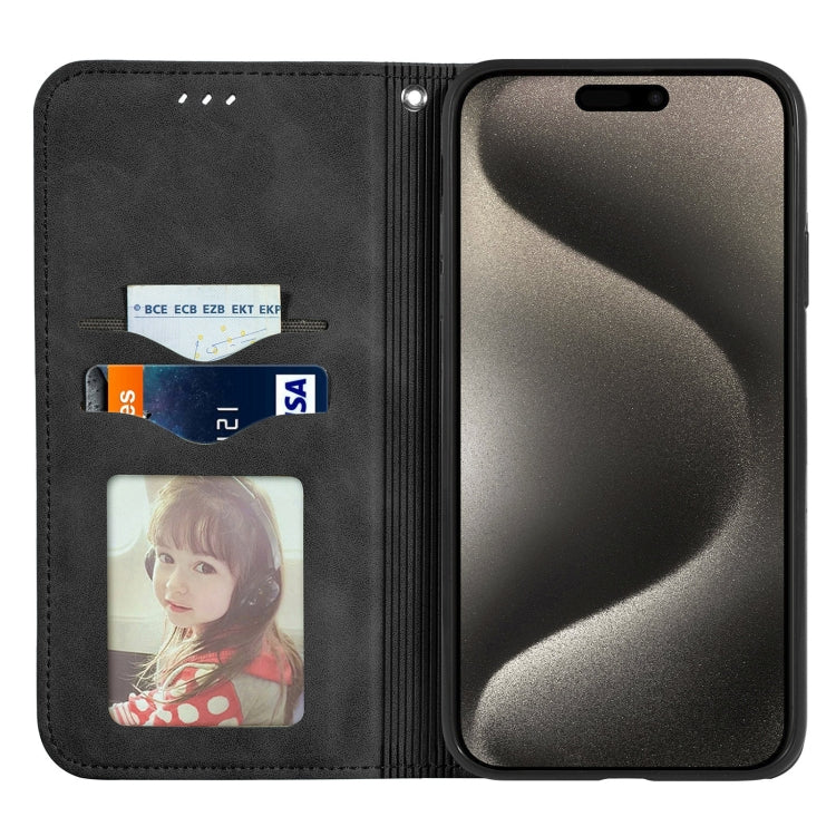 Retro Skin Feel Magnetic Flip Leather Phone Case