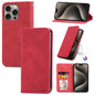 Retro Skin Feel Magnetic Leather Phone Case, For iPhone 18 Pro, For iPhone 18 Pro Max, For iPhone 17e / 16e, For iPhone 16 Pro Max