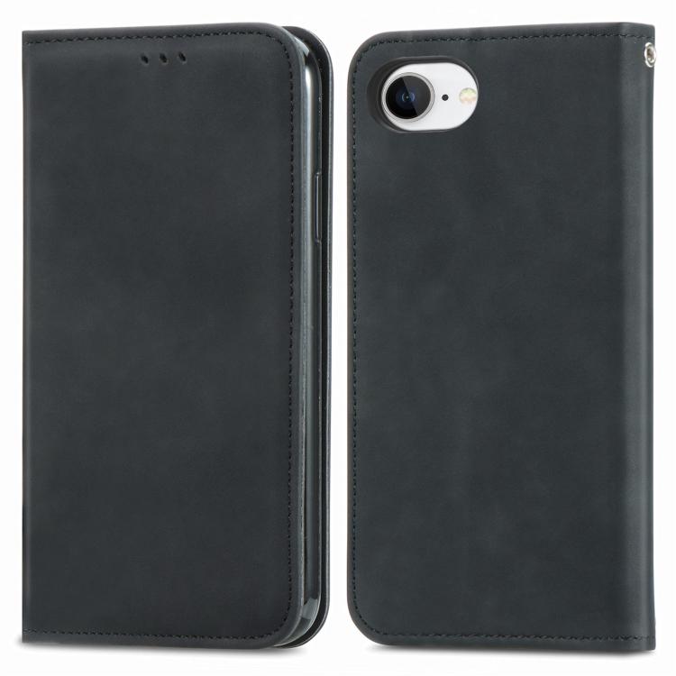 Retro Skin Feel Magnetic Leather Phone Case, For iPhone 17e / 16e, For iPhone 16 Pro Max, For iPhone 16 Pro, For iPhone 16 Plus