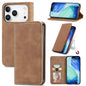 Retro Skin Feel Magnetic Leather Phone Case, For iPhone 18 Pro, For iPhone 18 Pro Max, For iPhone 17e / 16e, For iPhone 16 Pro Max