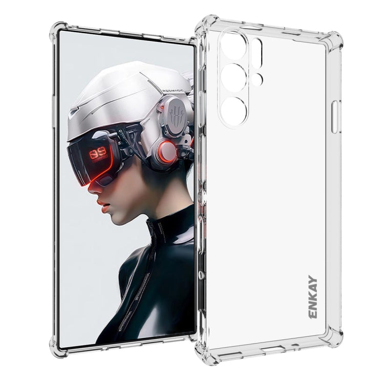 ENKAY Hat-Prince Transparent TPU Shockproof Phone Case, For ZTE Nubia Air Pro, For ZTE Nubia RedMagic 11 Air 5G, For ZTE Axon 70 4G Global, For ZTE Nubia Z80 Ultra, For ZTE Nubia RedMagic 10 Air, For ZTE Nubia S 5G A403ZT, For ZTE Nubia Z70 Ultra 5G   ...