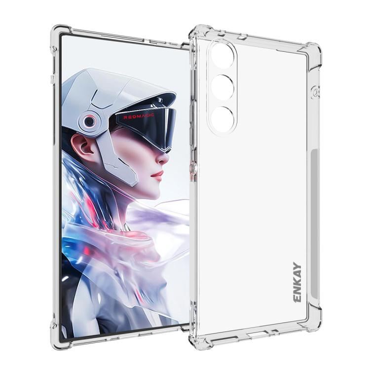 ENKAY Hat-Prince Transparent TPU Shockproof Phone Case, For ZTE Nubia Air Pro, For ZTE Nubia RedMagic 11 Air 5G, For ZTE Axon 70 4G Global, For ZTE Nubia Z80 Ultra, For ZTE Nubia RedMagic 10 Air, For ZTE Nubia S 5G A403ZT, For ZTE Nubia Z70 Ultra 5G   ...
