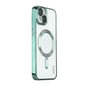 ENKAY Hat-Prince Magsafe Electroplated TPU Clear Shockproof Phone Case, For iPhone 15