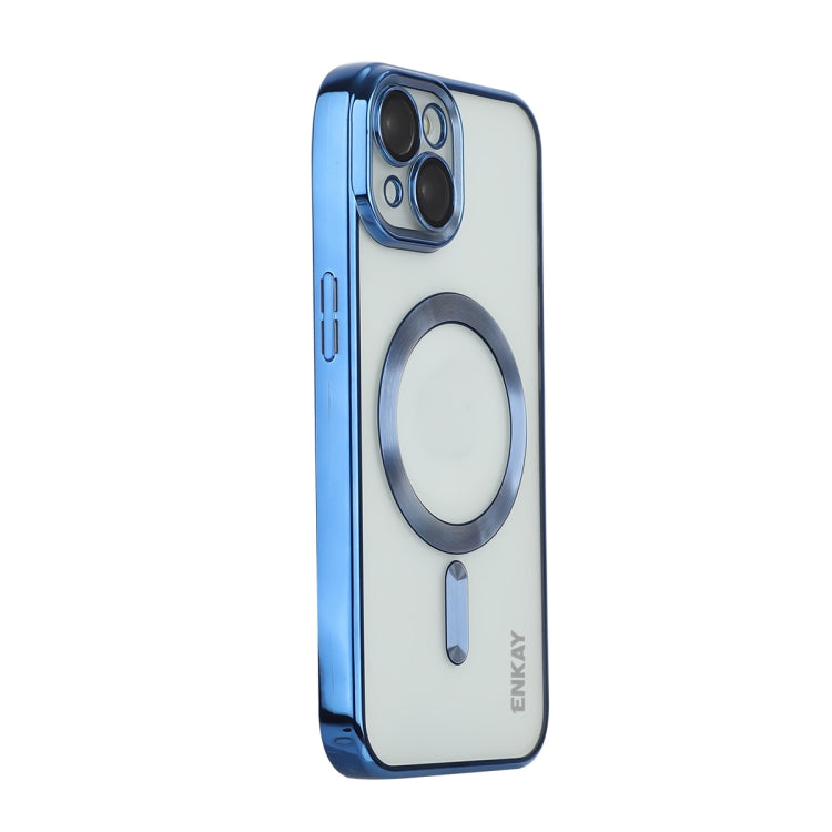 ENKAY Hat-Prince Magsafe Electroplated TPU Clear Shockproof Phone Case, For iPhone 15