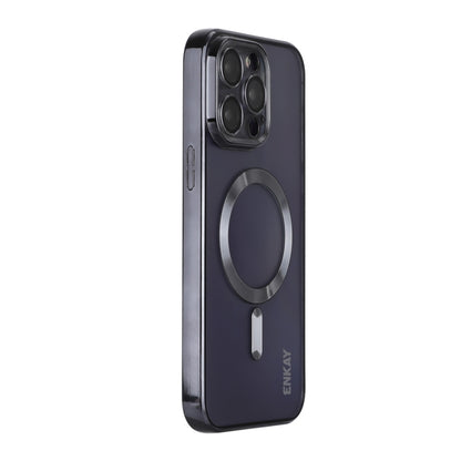 ENKAY Hat-Prince Magsafe Electroplated TPU Clear Shockproof Phone Case, For iPhone 15 Pro Max, For iPhone 15 Pro, For iPhone 15 Plus