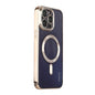 ENKAY Hat-Prince Magsafe Electroplated TPU Clear Shockproof Phone Case, For iPhone 15 Pro Max, For iPhone 15 Pro, For iPhone 15 Plus
