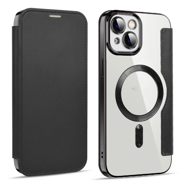 Shield MagSafe RFID Anti-theft Leather Phone Case, For iPhone 15 Pro, For iPhone 15 Plus