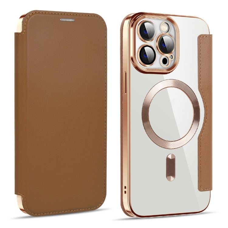 Shield MagSafe RFID Anti-theft Leather Phone Case, For iPhone 16, For iPhone 15 Pro Max