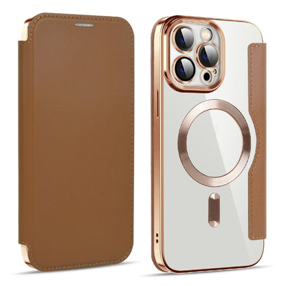 Shield MagSafe RFID Anti-theft Leather Phone Case, For iPhone 16, For iPhone 15 Pro Max